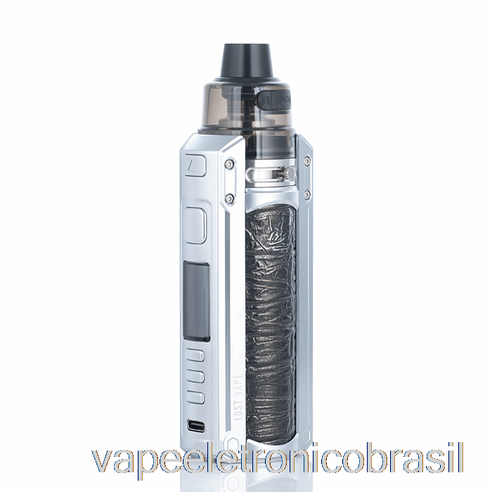 Vape Vaporesso Perdido Vape Ursa Quest 100w Pod Mod Kit Inoxidável / Couro Em Relevo